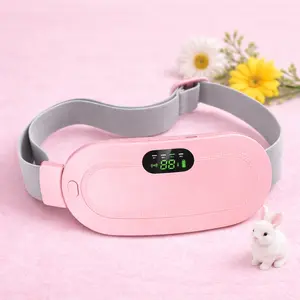 Cordless Portable Heating Pad with Massage – Rapid Heat Therapy with 3 Adjustable Comfort Modes for Home and Travel Use