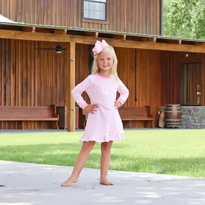Pink Gingham Abby Dress