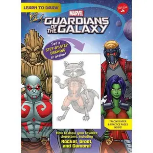 USED-Learn to Draw Marvel Guardians of the Galaxy: How to Draw Your Favorite Characters, Including Rocket, Groot, and Gamora! by Artists, Disney Storybook (Spiral-bound)