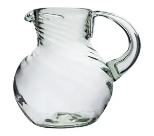 10 Strawberry Street Optic Swirl Mexican Glassware, Pitcher