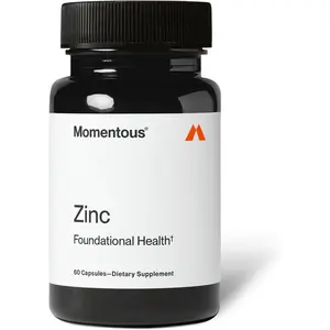 Momentous Edible Zinc Picolinate 15 mg Fitness Healthcare Dietary Supplement - Bioavailable, NSF Certified for Sport - Immunity Support, GMO-Free, Gluten-Free - 60 Servings
