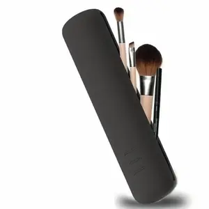 Silicone Makeup Brush Storage Bag Waterproof Durable Travel Holder Portable Compact Multi-Purpose Beauty Tool Box, Essential Cosmetic Organizer, Makeup Accessories