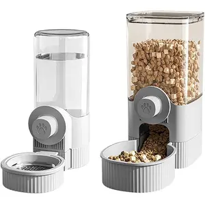 Hangable Pet Feeding Bowl, Automatic Pet Feeder, Hanging Feeder, Food/ Water Dispenser, Large Capacity Pet Feeding Supplies for Cats Dogs Rabbits