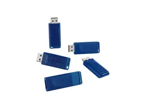 VERBATIM 99810 16GB 5 pk USB Flash Drive Blue