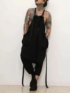 Men's Slim Fit Jumpsuits Overalls Solid Color Sleeveless Waist Playsuits Casual Daily Wear 2026 Breathable Soft Lightweight Basic Trendy Home Outdoor Streetwear