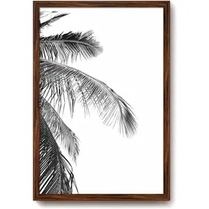 Rustic Walnut 16x24 Frame - Single Frame, 16 x 24 Poster Frame for Artwork, Puzzles, Photos and Movie Posters Picture Frames, Perfect Christmas Frame