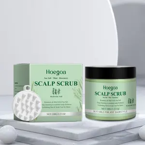 Rosemary Scalp Exfoliating Balm Cleanser, Soothing Hydrating Moisture Hair Care, Gentle Mild Cleansing, Perfect for Long-Lasting Shine Gloss, Single or Twin Pack