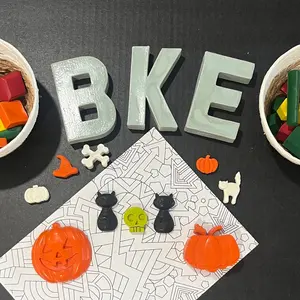 Halloween shaped crayons