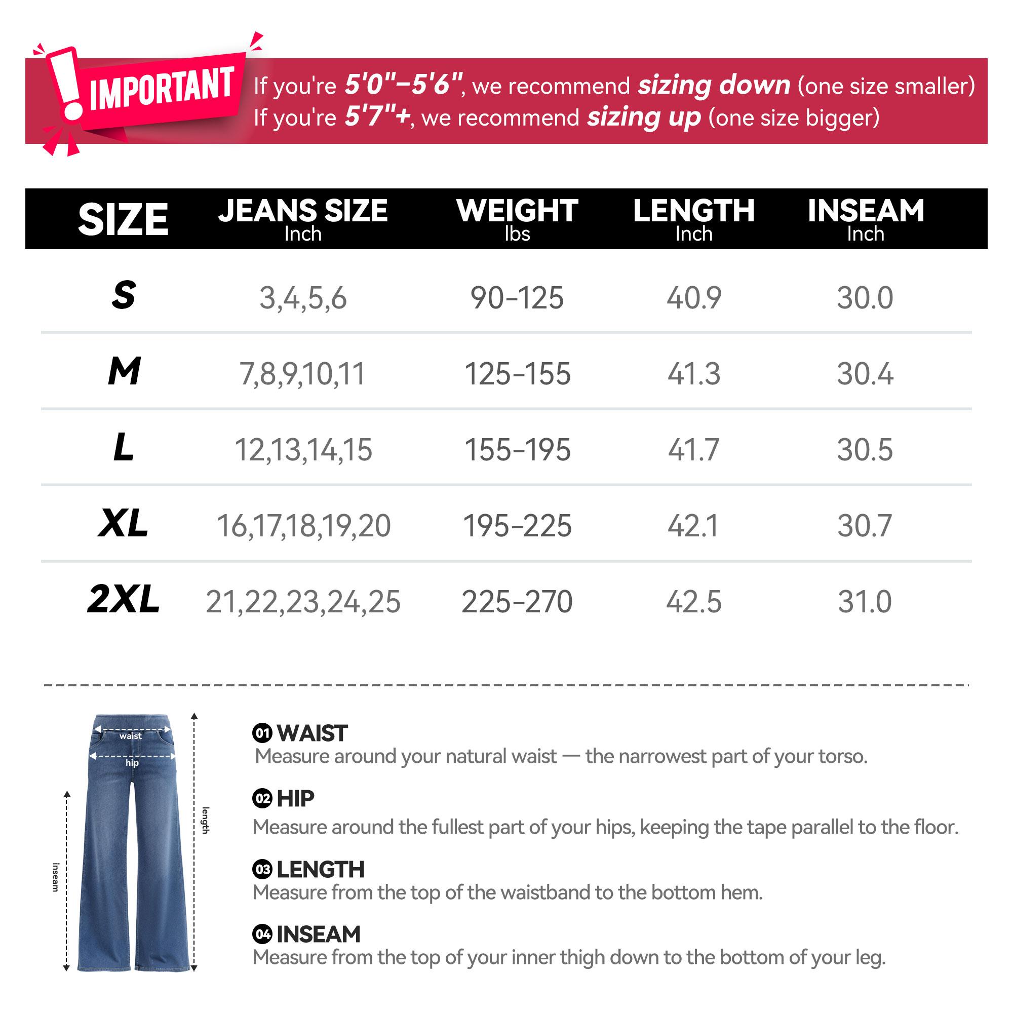 SHOWITTY Women's Straight Leg High Waisted Wide-Leg Jeans with Pockets – Stretchy Denim Pants SHOWITTY Women's Straight Leg High Waisted Wide-Leg Jeans with Pockets – Stretchy Denim Pants