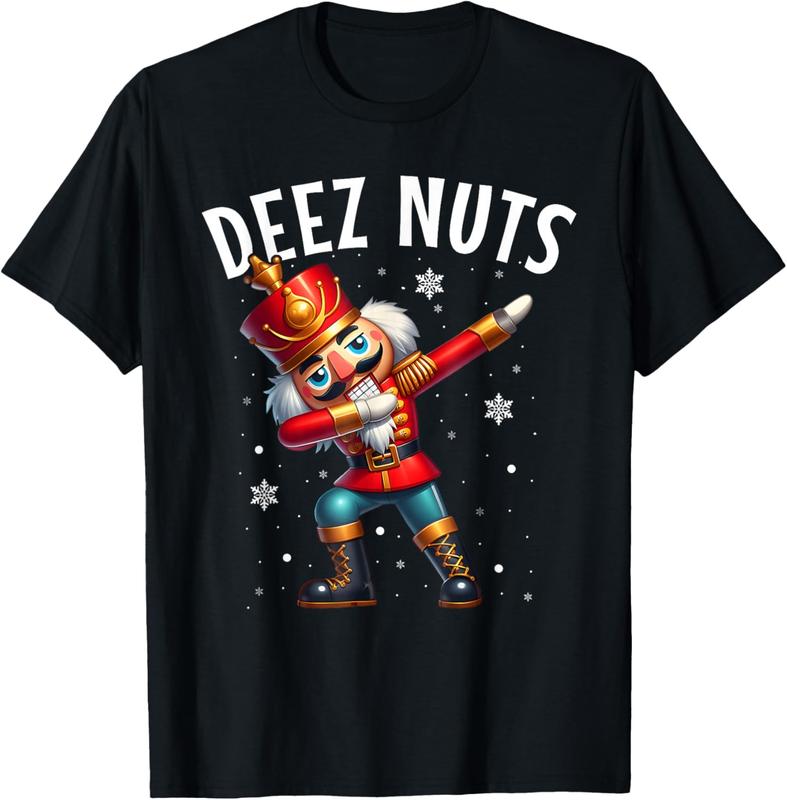 100% Cotton Deez Nuts Nutcracker Nut Funny Men Women Funny Christmas Pjs T-Shirt 100% Cotton Deez Nuts Nutcracker Nut Funny Men Women Funny Christmas Pjs T-Shirt