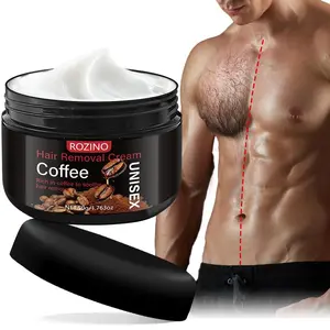 50g coffee hair removal cream! ROZINO unisex, coffee soothing, gentle hair removal, solves body hair problems, Body Hair Remover