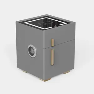 Smart Nightstands with Wireless Charging, USB Port, LED Lights and Speaker