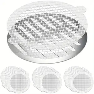 Disposable Shower Drain Hair Catcher, 10pcs Hair Catcher Shower Drain Bathtub Stopper, Mesh Stickers Filter Sink Strainer Stickers, Drain Cover, Bathroom Accessories
