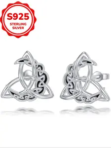 Women's 925 Silver Earrings, Gothic Jewelry Gift for Women, Perfect for Daily Wear & Special Occasions, Elegant Design