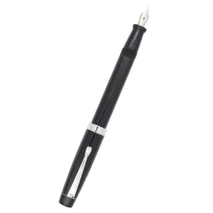 FPR Himalaya V1 Fountain Pen - Acrylic/Ebonite Body, Converter/Filled, 5.5 Chrome Steel Nib, Screw-On Cap, Flexible Nib Options - Ballpen Set