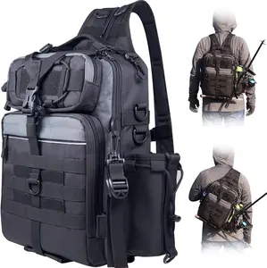 BLISSWILL Outdoor Tackle Bag - Large Water-Resistant Fishing Backpack