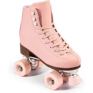 Roller Skates for Women/Youth with Height Adjustable stoppers Retro Quad Roller Skates for Outdoor and Indoor