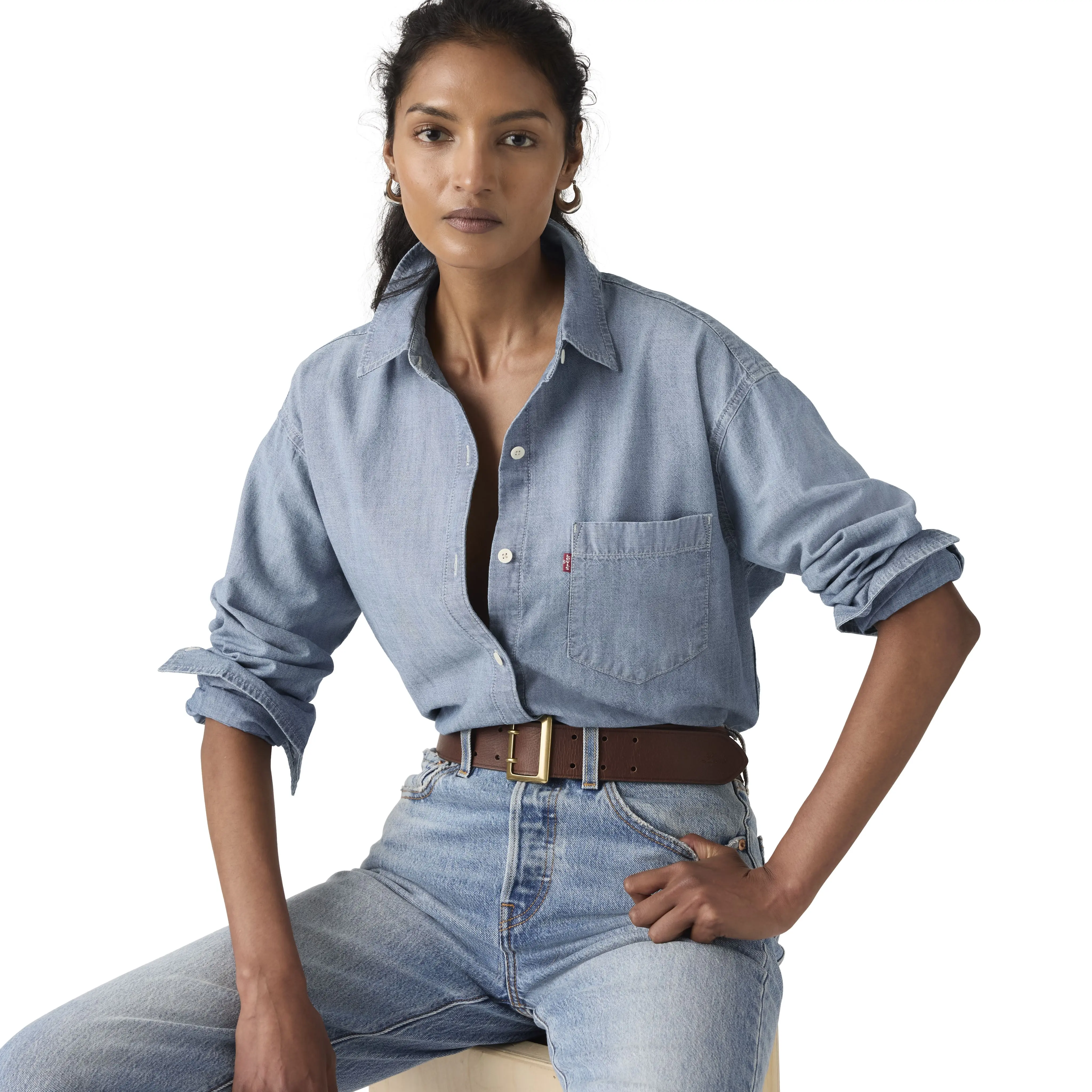 Levi's® Harlie Boyfriend Button Down Shirt