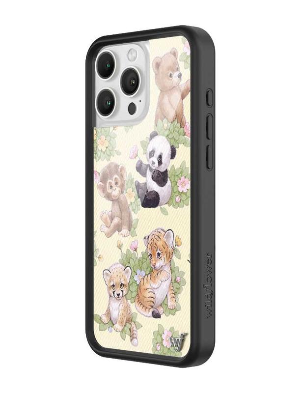 Wildflower Cases - Safari Babies, Limited Edition iPhone Case | Accessories Durable Protection Animals Trendy Cute Monkeys Bear Panda Pandas Protective Smartphone