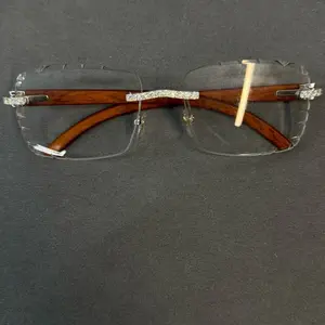 Moissanite Icedout Glasses