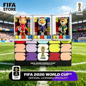 FIFA World Cup 2026 Official Mascot Figure Set 3PCS Soccer Collectible Gift Featuring Eagle Moose & Leopard Characters,summervibes Summervibes