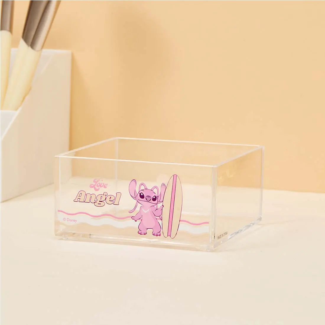 Disney Lilo & Stitch Collection Stackable Transparent Storage Box Cute Stitch Design Clear Visibility Ideal for Home Organizing Small Item Storage Perfect for Space Saving Fan Use Holiday Holiday Haul Gift Organiser#Summervibes, Back To School