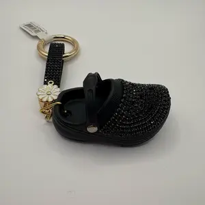 Rhinestone Slipper Keychain