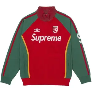 Supreme Umbro Zip Up Sweater Red