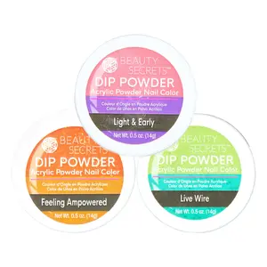 Beauty Secrets Glow In The Dark Dip Powders, .5 Ounce