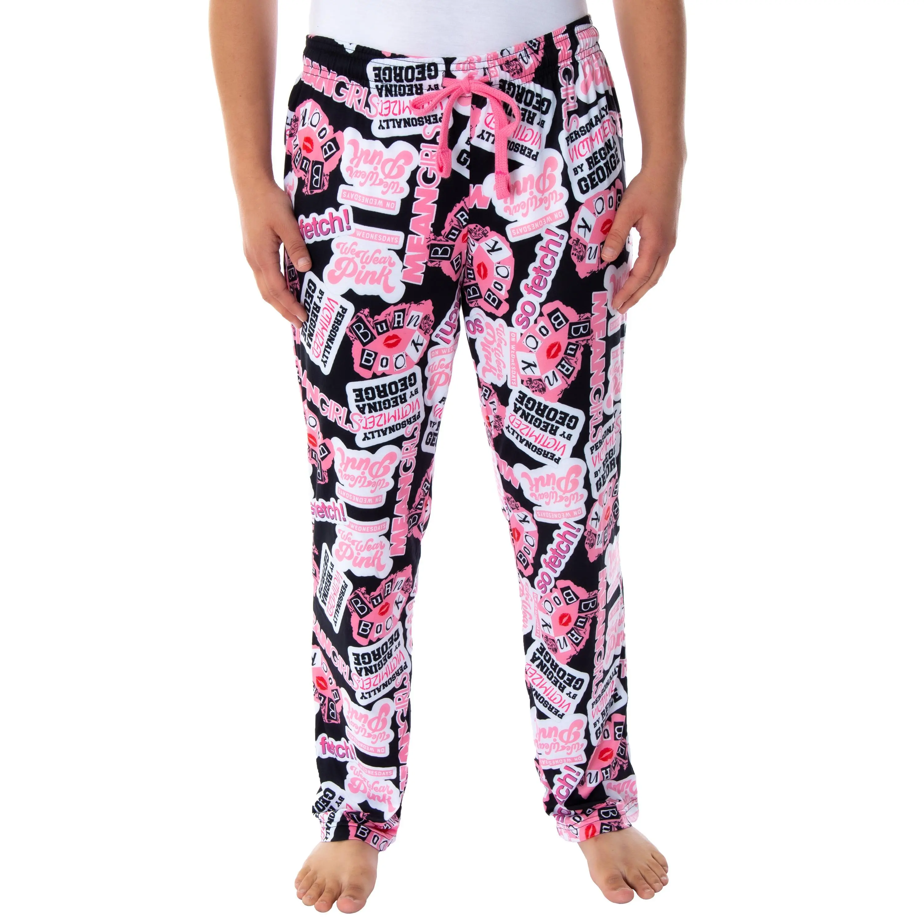 Mean Girls Womens' Burn Book Sleep Lounge Pajama Pants, Polyester, Spandex, Nightwear