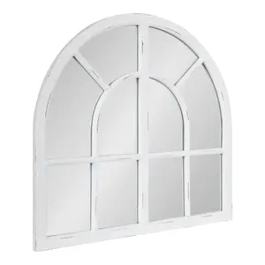 Boldmere Wide Arch Windowpane Mirror