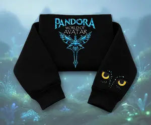 Avatar Fire and Ash Embroidered Sweatshirt, Toruk and Ilu movie shirt, Gift for Fan