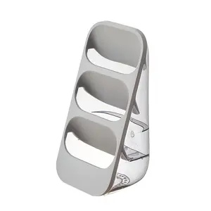 Cosmetic Storage Box, Makeup Brush Organizer, Large Capacity Multi Compartment Countertop Rack, Modern Organizer, Suitable for Vanity, Bathroom, Bedroom, Office Desk