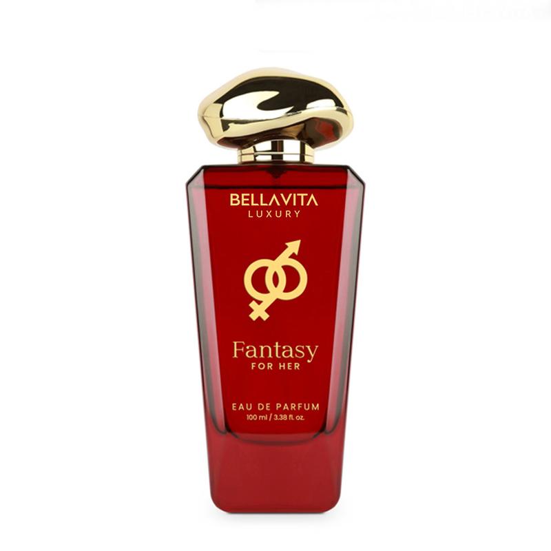 BellaVita Luxury’s Mood Collection Fantasy for Her | EDP | Pink Pepper, Jasmine, Patchouli | Premium Long-Lasting Fragrance for Women | 3.38 Fl.oz