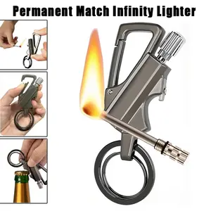 Reusable waterproof flint (with keychain and bottle opener) suitable for outdoor camping, hiking and survival gear Long Lasting Hidden Cricket Prank Noisemaker