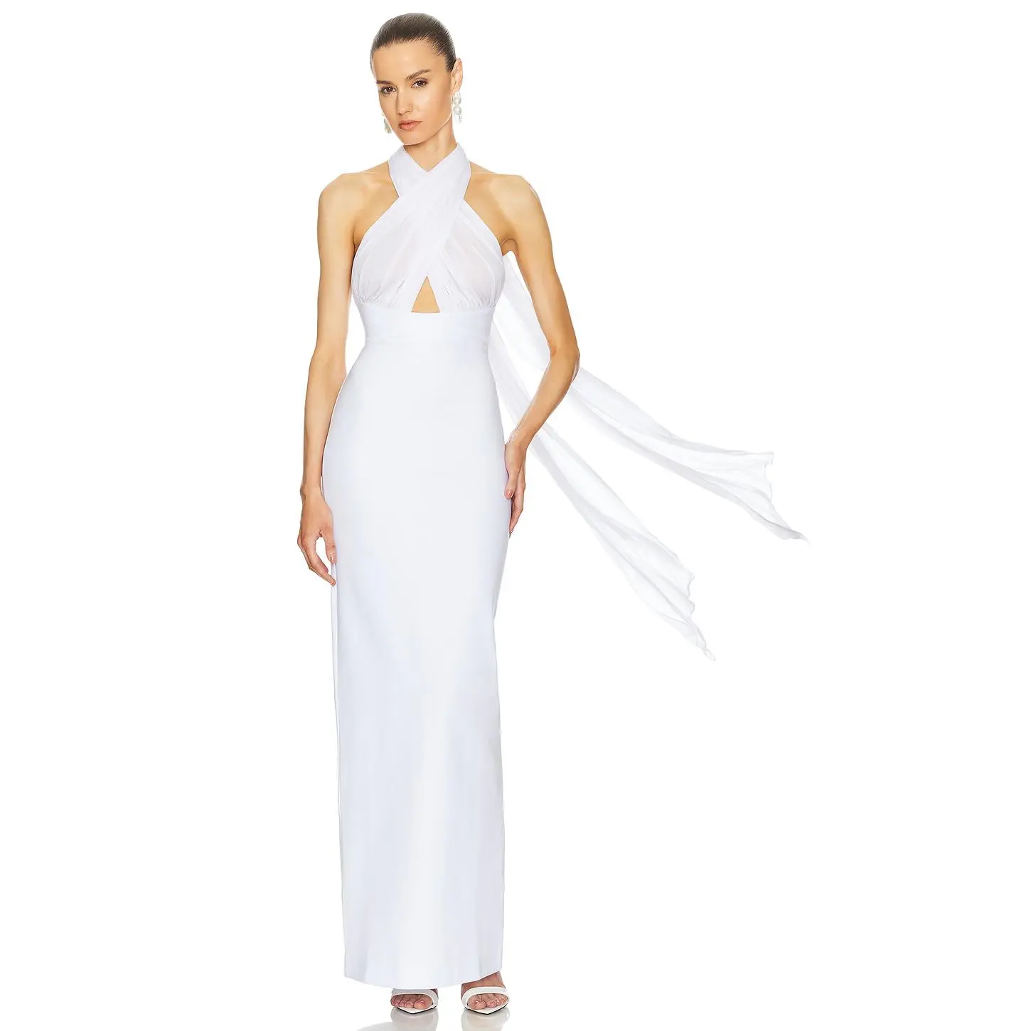 Helsa The Amber Dress in White