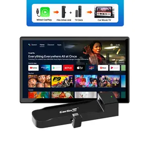 CarlinKit Firedrive Link Car Receiver for Cars with Wired CarPlay | Stream Fire TV Stick | 5 GHz Wi-Fi | Plug & Play carplay hdmi adapter, hdmi in car screen 2026 new Wireless CarPlay & Android Auto + HDMI-In Adapter for Cars