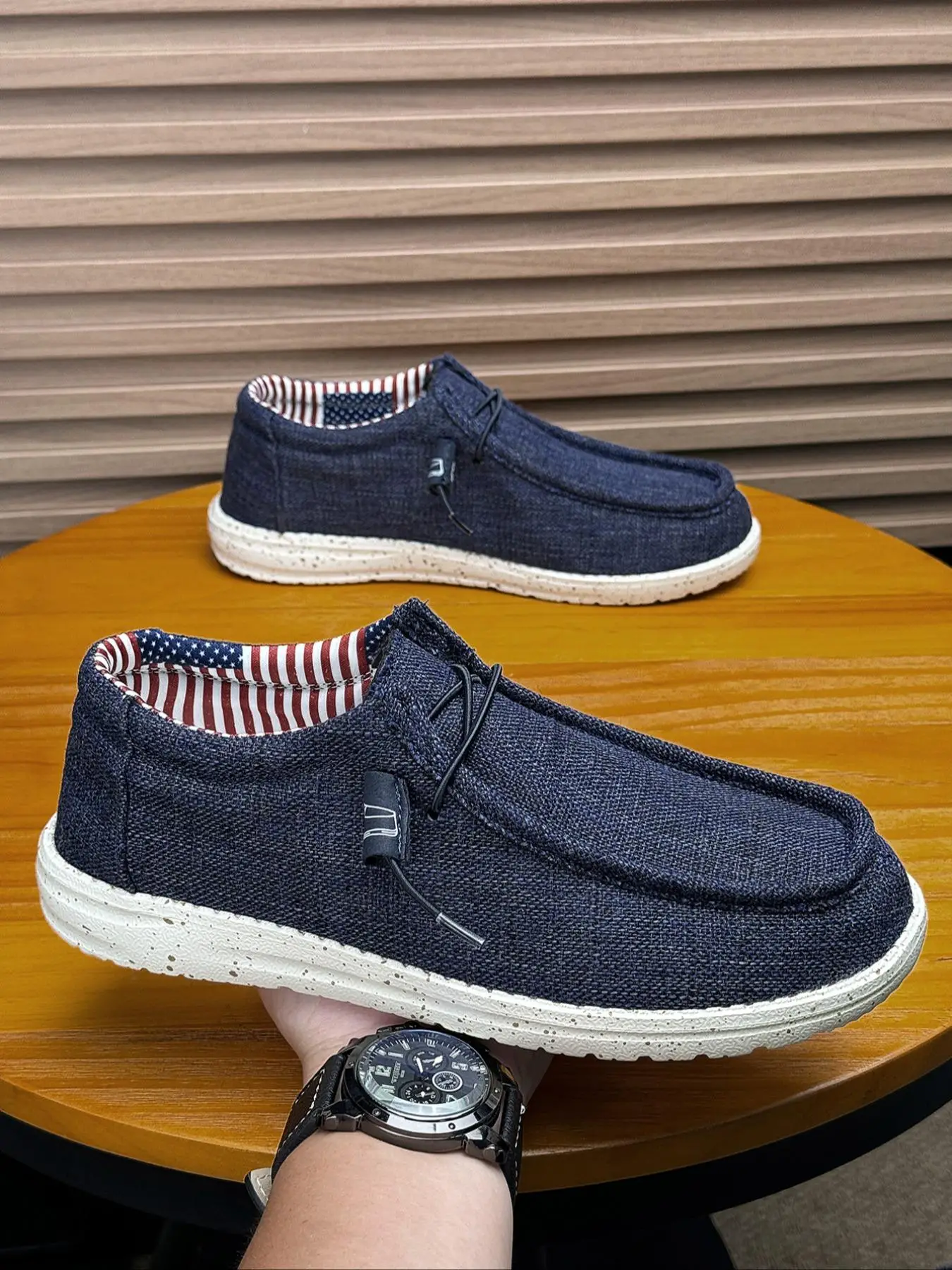 Men's Fashionable Plain Color Slip-on Loafers, Casual Comfortable Breathable Shoes for Outdoor, Lightweight Breathable Shoes for Daily Wear