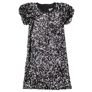 Mia New York Black Sequin Party Dress