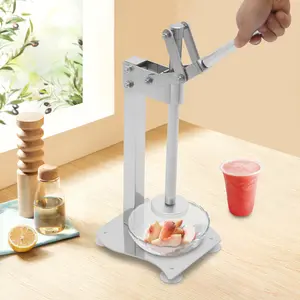 Manual Citrus Juicer 304 Stainless Steel Lemon Orange Press Squeezer with Ergonomic Handle for Fruit Juice Easy to Use and Clean No Electricity Needed