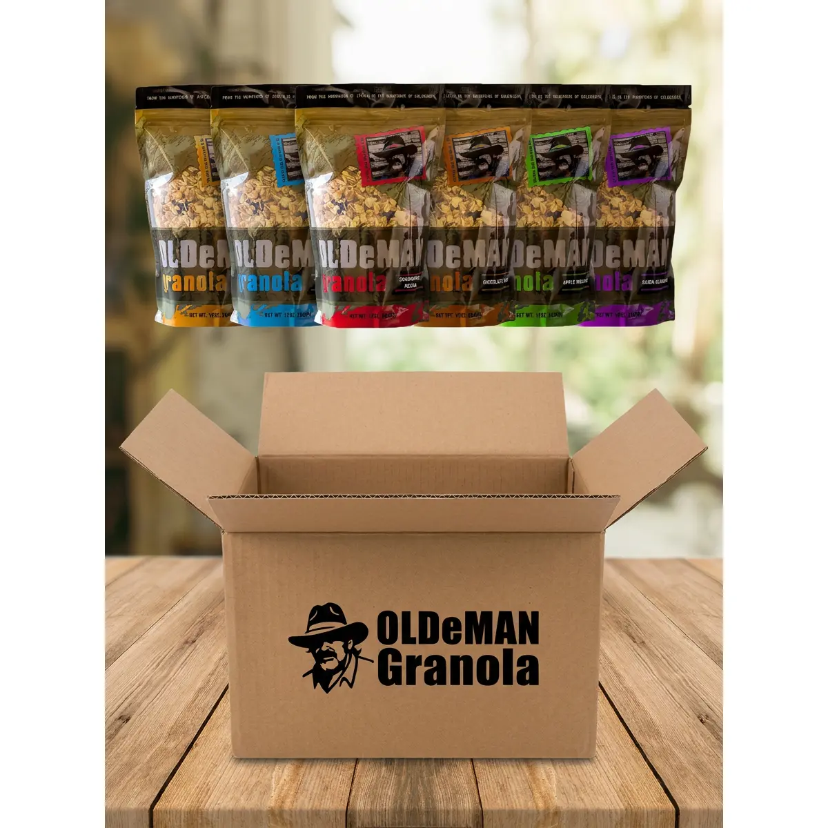 6-Pack Case Gluten-Free, Non-GMO, All-Natural Granola