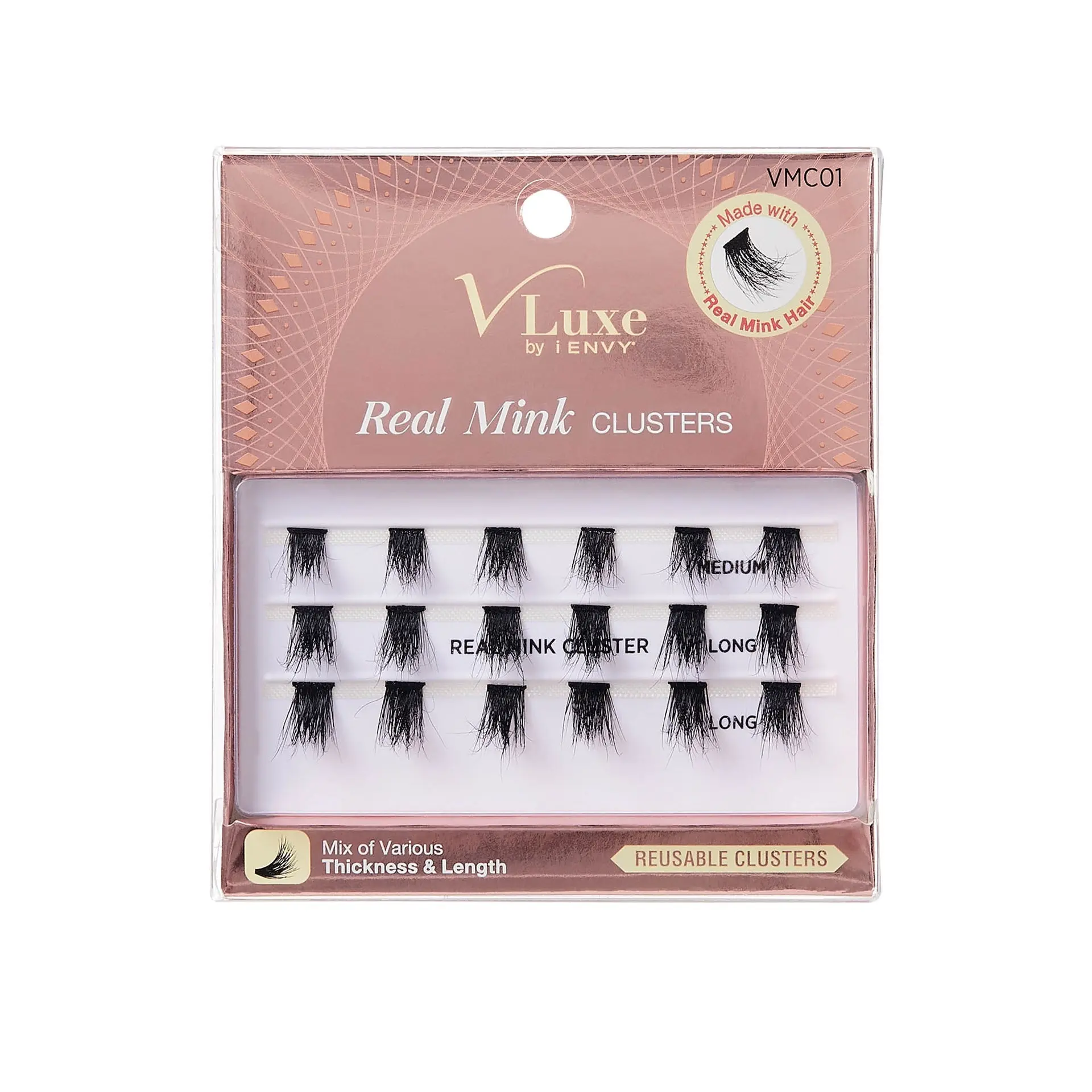 VLuxe By i•ENVY Real Mink Cluster Lashes VLuxe By i•ENVY Real Mink Cluster Lashes