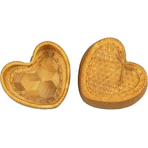 Heart Shaped Bamboo Basket for Sticky Rice