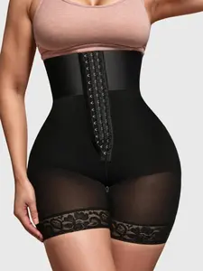 1 Count Women's Compression Butt Lifting And Tummy Control Shapewear Bottoms, Fajas, Comfortable Breathable Adjustable Hook & Eye Closure Shapewear Panties, Shaperwear Shorts, Waist Trainer, Suitable For Various Occasions, Training, Body Shaping Underwear