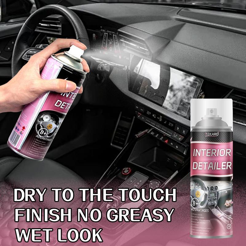 Tekard Interior Detailer Restorer Polishesfor Leather,Plastic ,Rubber,User Friendly TrimRestorer Safe Auto Detailing Supplies-15 Oz KitUV Protection Car
