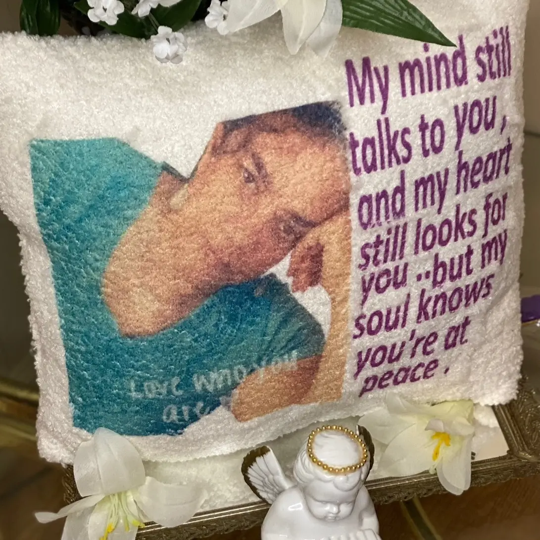 Washable Memorial soft pillow