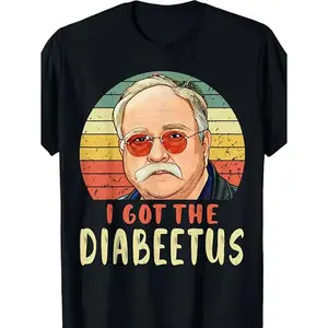Summer t Shirts Hilarious Diabetes Type 1 Diabetes 2 Awareness Pancreas Humor novelty T-shirts Casual Crewneck Man Tshirt
