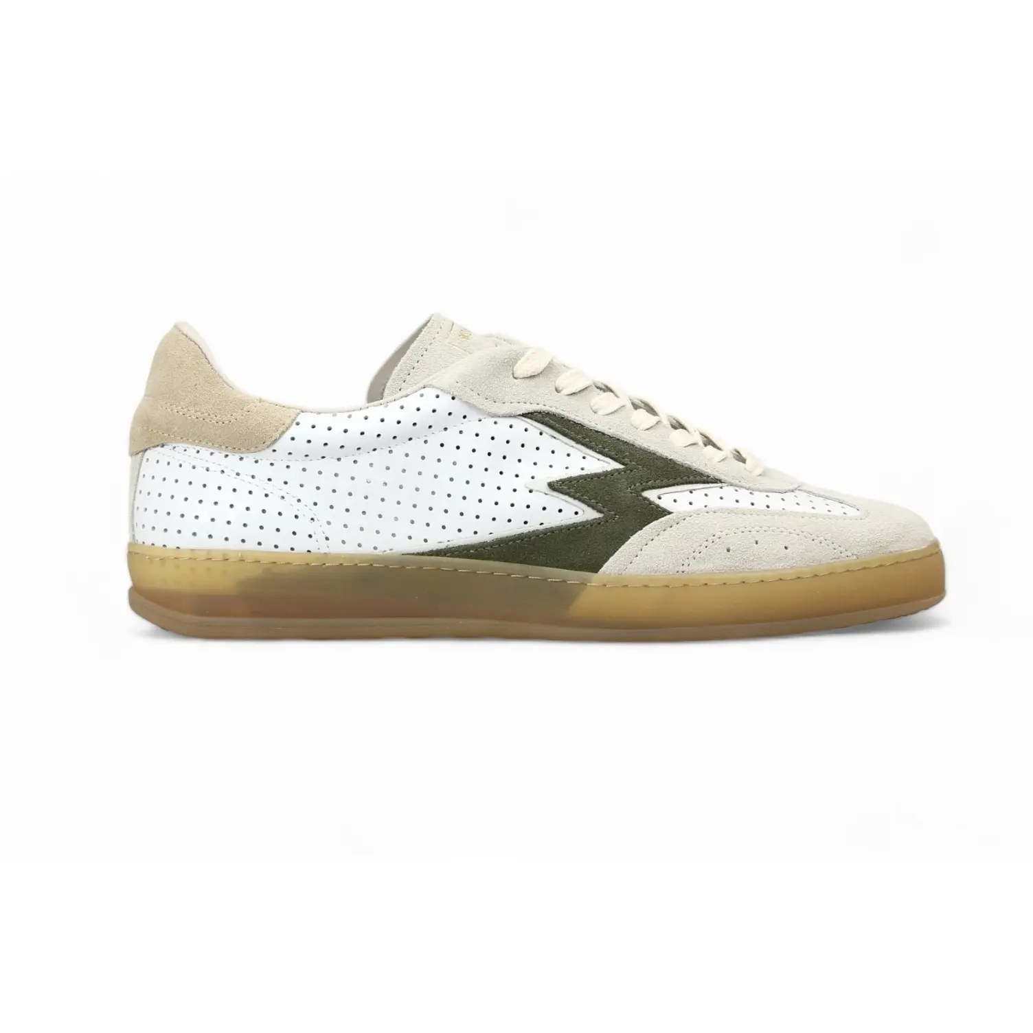 PERFORATED WHITE CLUB SNEAKER