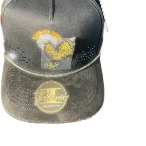 Gorra de Gallos Negro con Piedras Incrustadas Bordadas Alta Calidad Gorra de Gallos en Color Negro Piedras Incrustadas bordadas en alta calidad