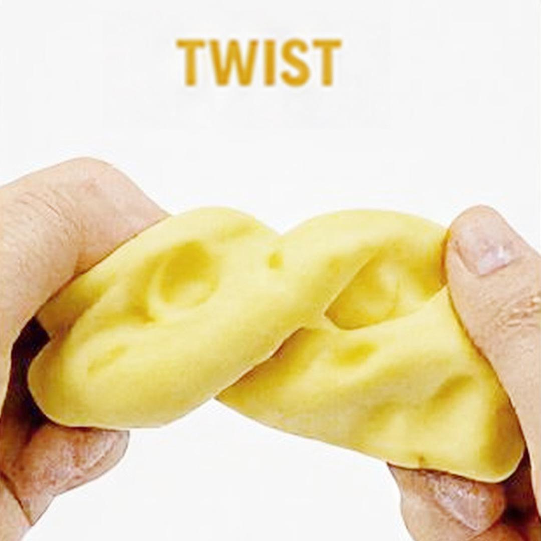 Cheese Squishy Stress Toy – Soft Squeeze Fidget Cube for Anxiety Relief, Sensory Play & Focus, Non-Toxic TPR Stress Ball for Kids & Adults